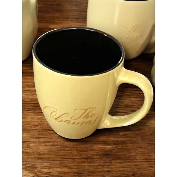 Barack Michelle Set of 3 African American Expressions "The Obamas" Coffee Mugs - Picture 7 of 12